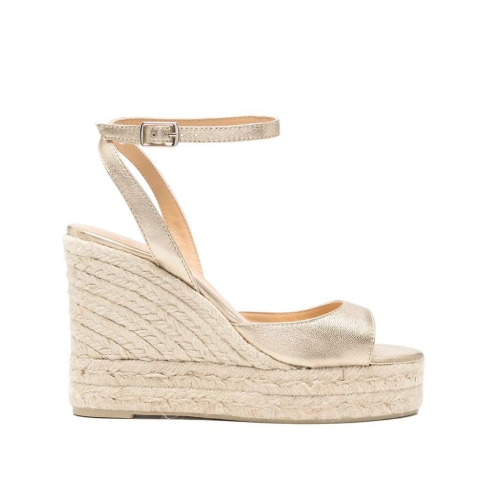 Castañer Gold Boots Women